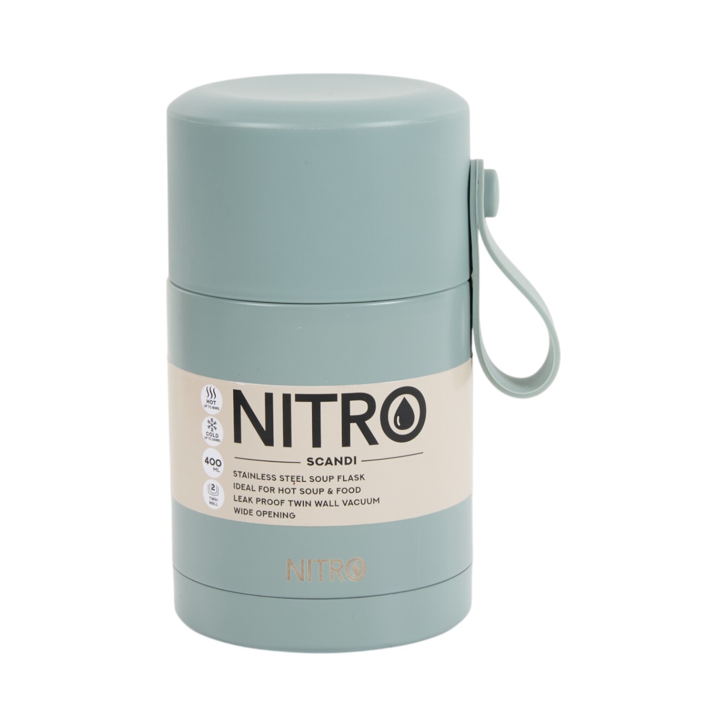 Nitro Scandi Stainless Steel Soup and Food Flask 400ml Image 10