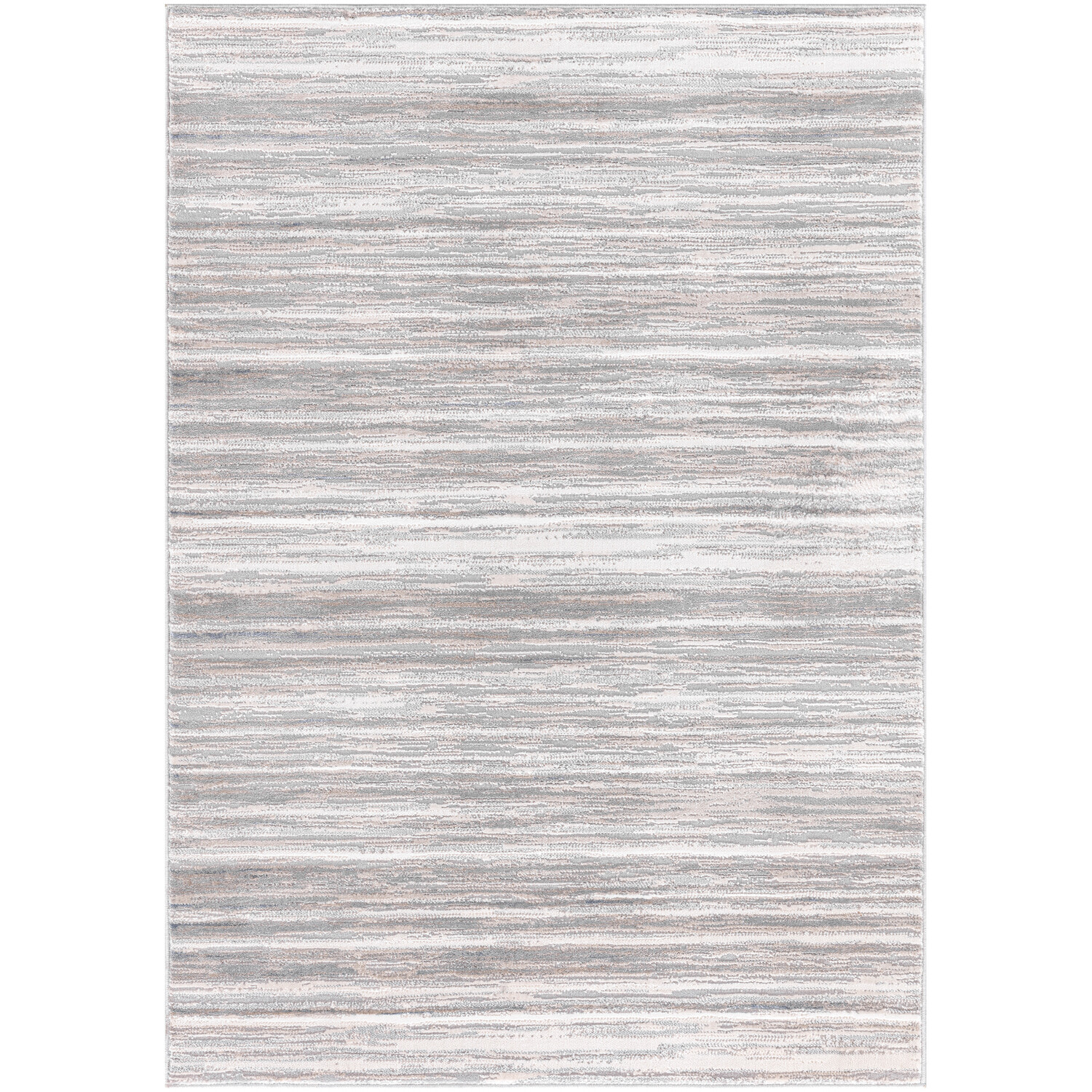 Eden Stripes Rug - Grey / 120cm Image 1