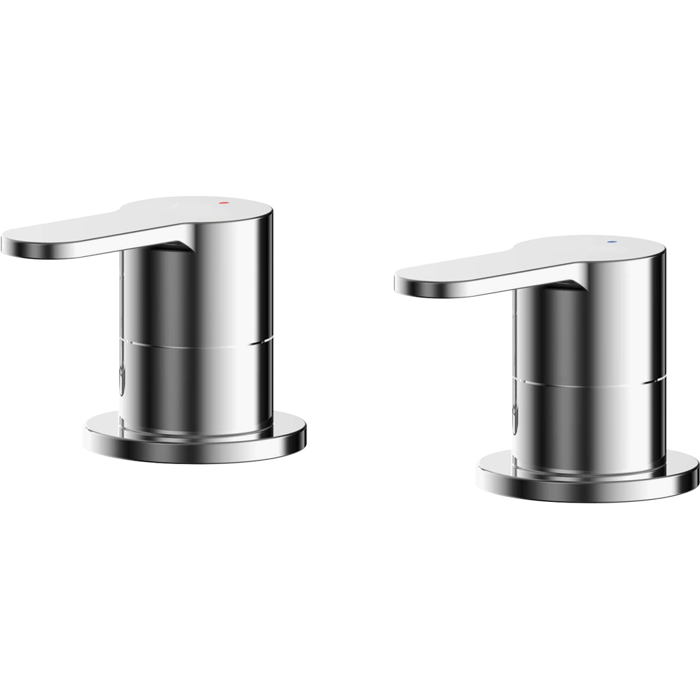 nuie Chrome Side Valves 3/4 inch Image 1