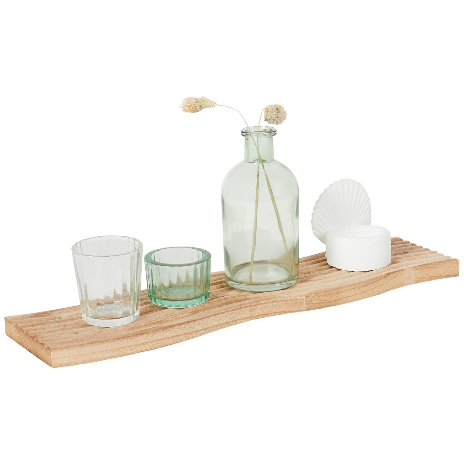 Mari Candle Tray - Natural Image 2