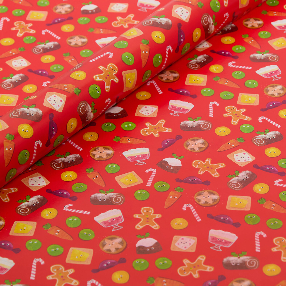 Festive Picky Bits Gift Wrap Image 2