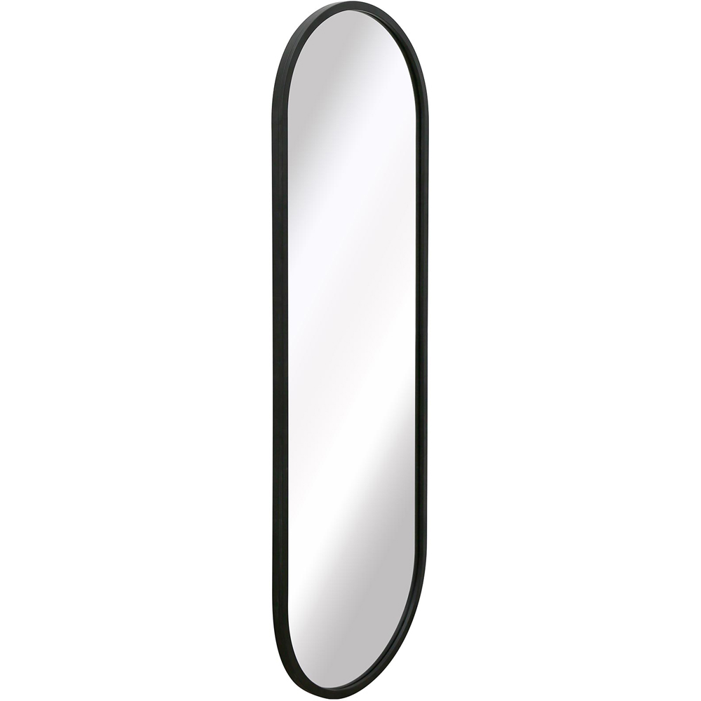 MirrorOutlet The Vultus Black Metal Double Arched Garden Wall Mirror 160 x 55cm Image 3