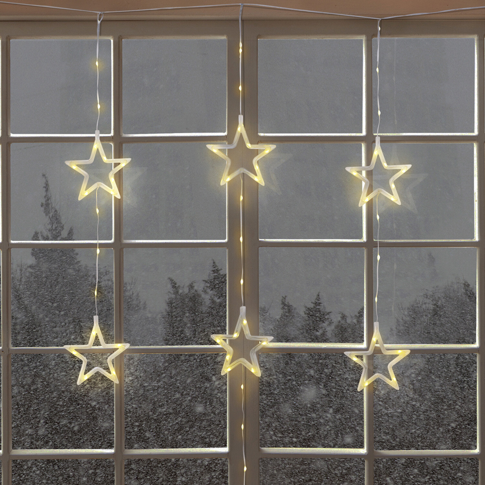 126 LED Star Curtain Light Image 2