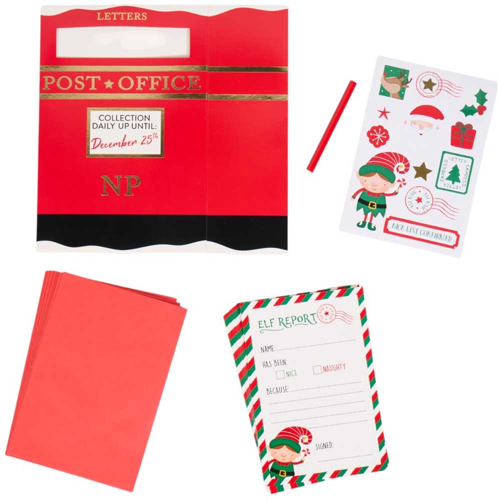 Pack of 24 Elf Report Cards - Red Image 2