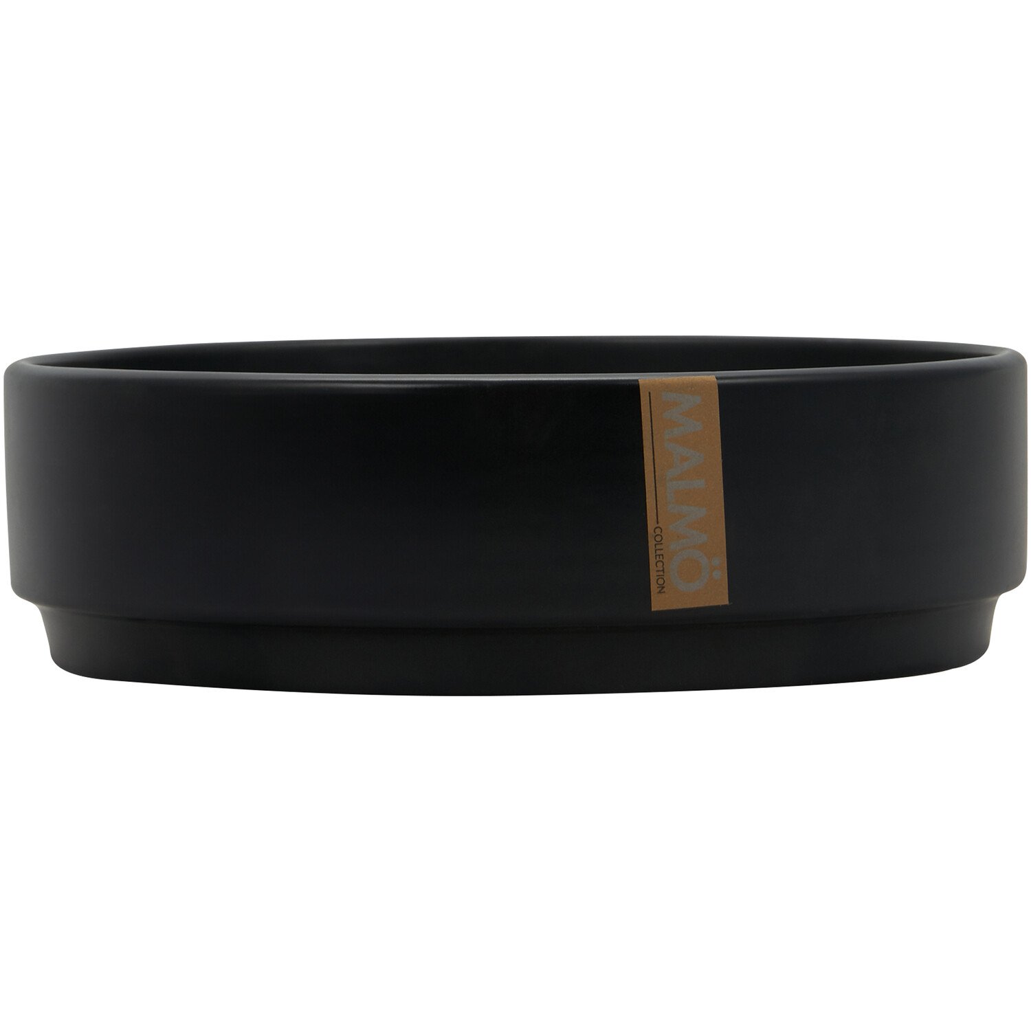 Malmo Stacking Salad Bowl - Black Image 2