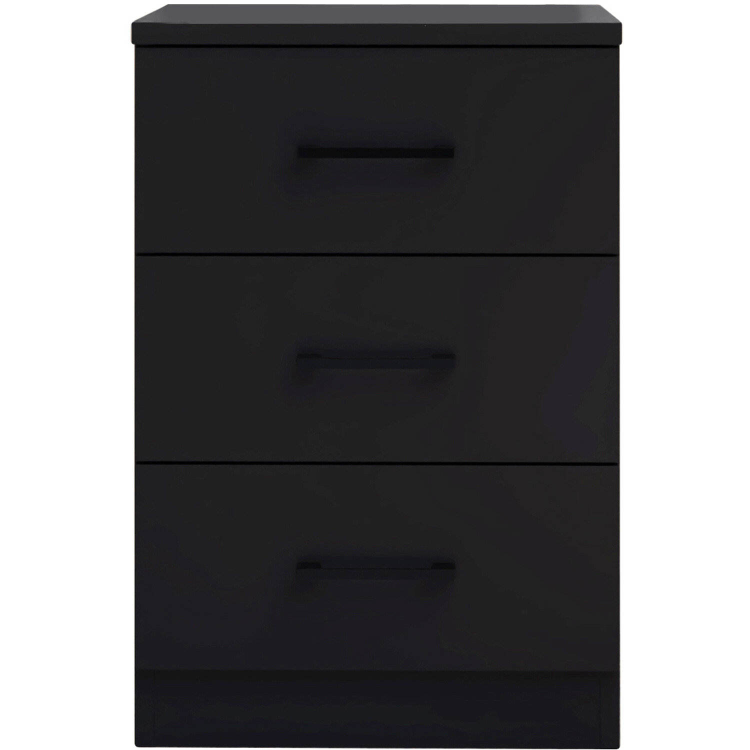 Regent Bedside Table Black Image 2