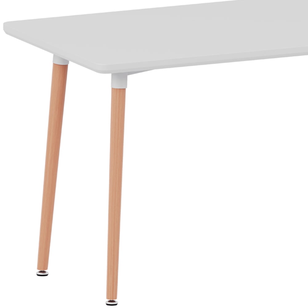 Vida Designs Batley 4 Seater White Dining Table Image 3
