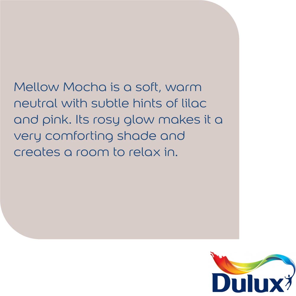 Dulux Walls & Ceilings Mellow Mocha Matt Emulsion Paint 2.5L Image 6