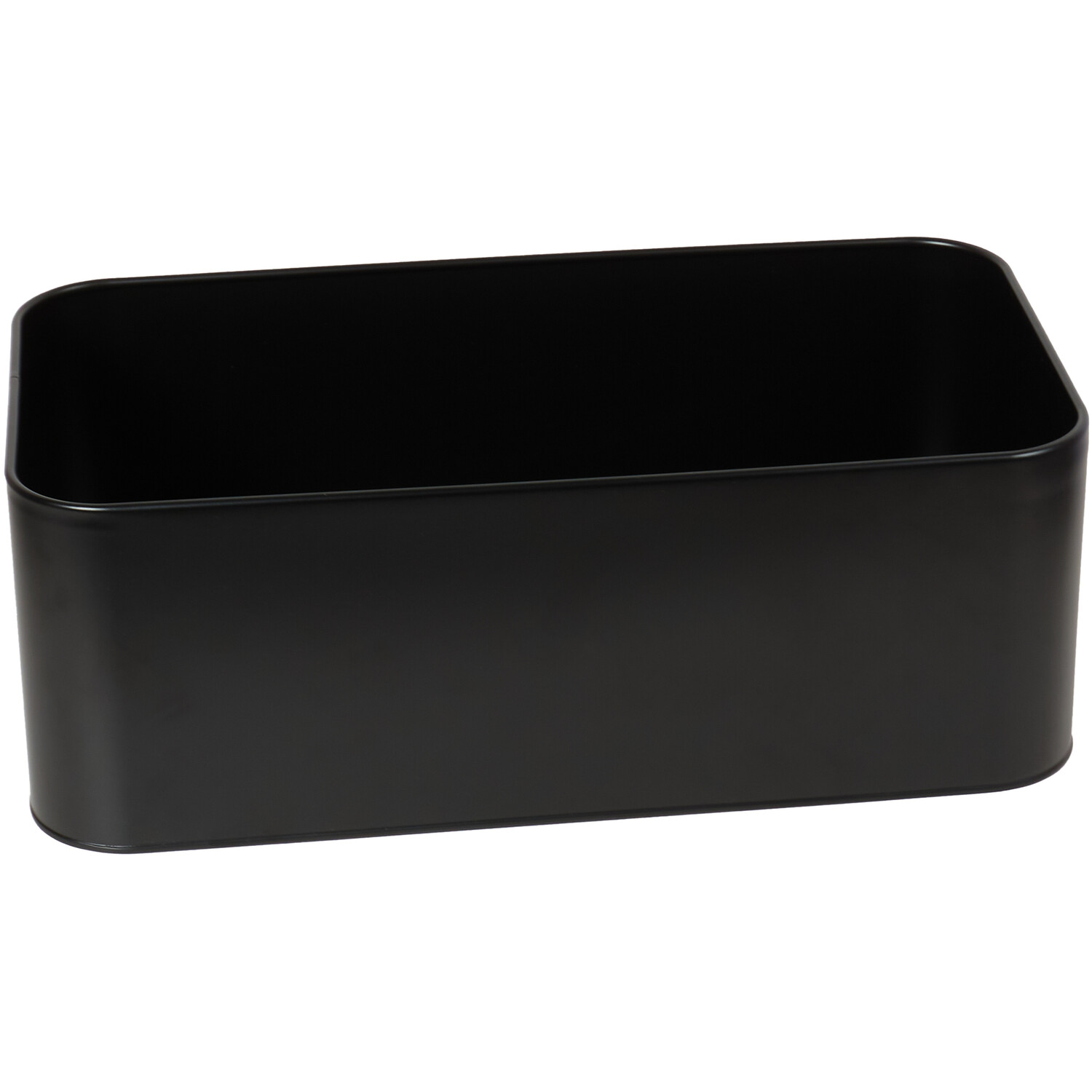Malmo Rectangular Bread Bin - Black Image 6
