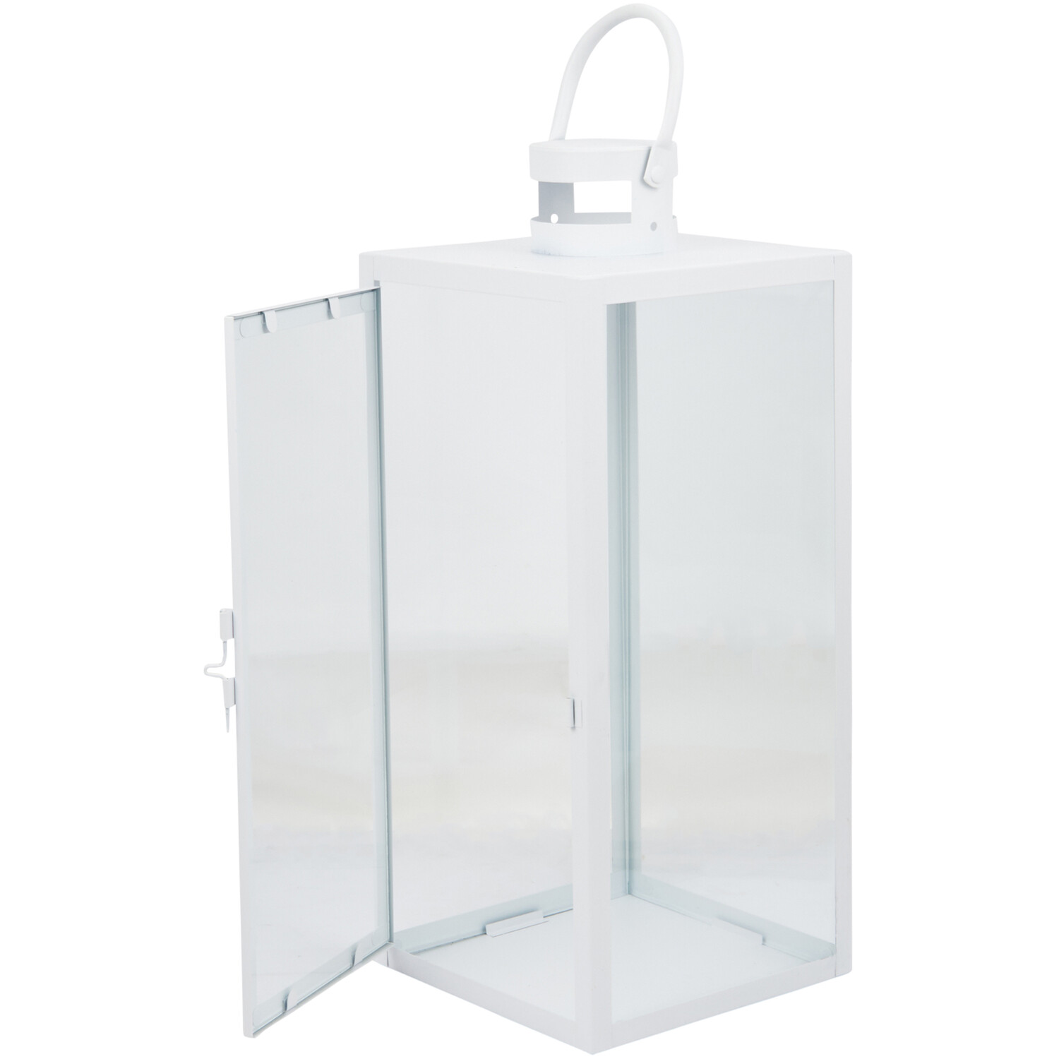 41cm Matte Lantern - White Image 4