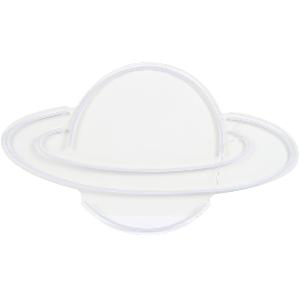 XL Planet Neon Sign - White Image 2