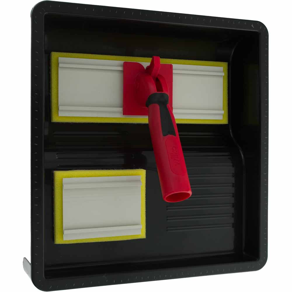Wilko Paint Pad Set for Accuracy and Less-Mess on Flat Walls and Ceilings 4 Piece Tray Kit Image 4