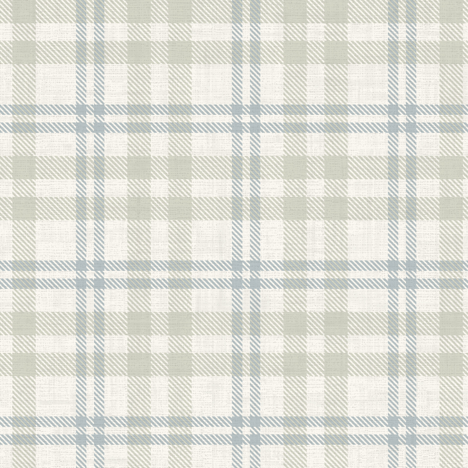 Countryside Check Wallpaper - Natural Image 1