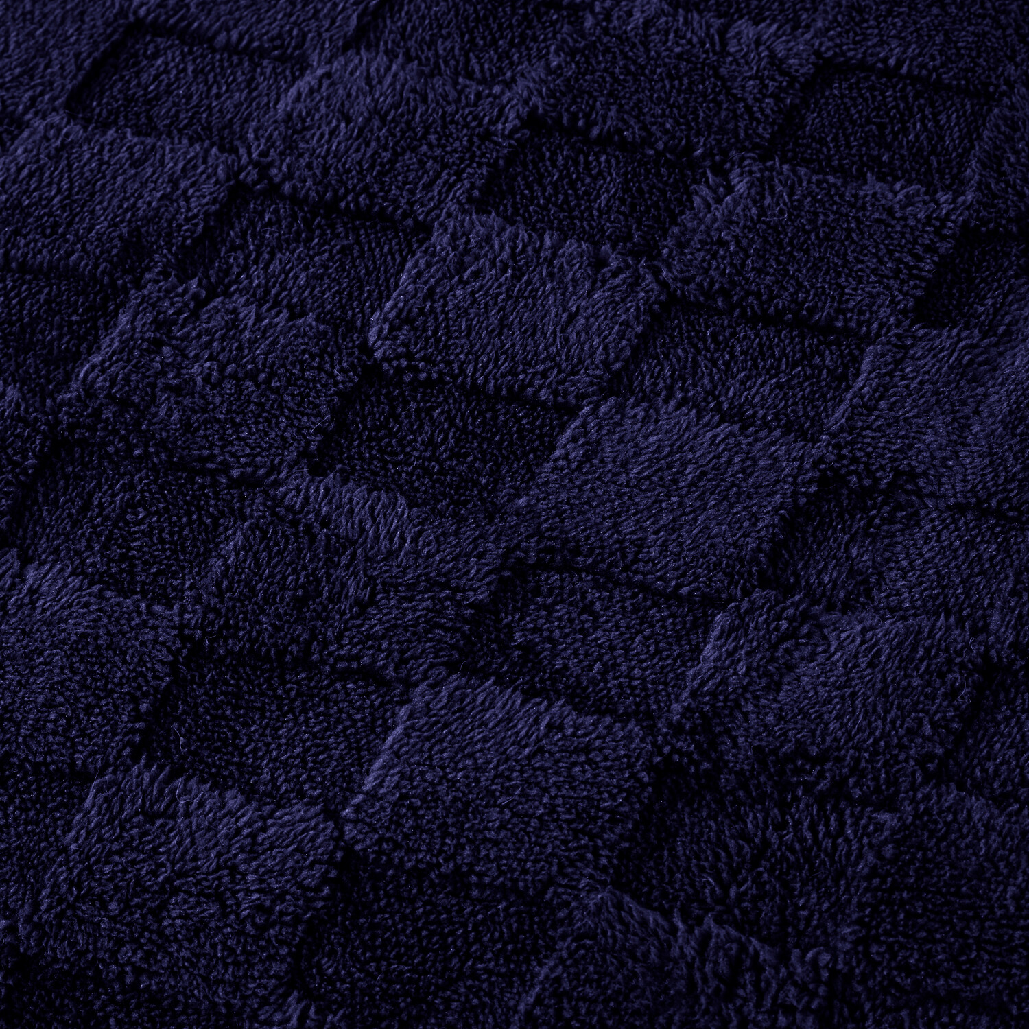 Dakota Checkerboard Fleece Duvet Set Navy King Image 4