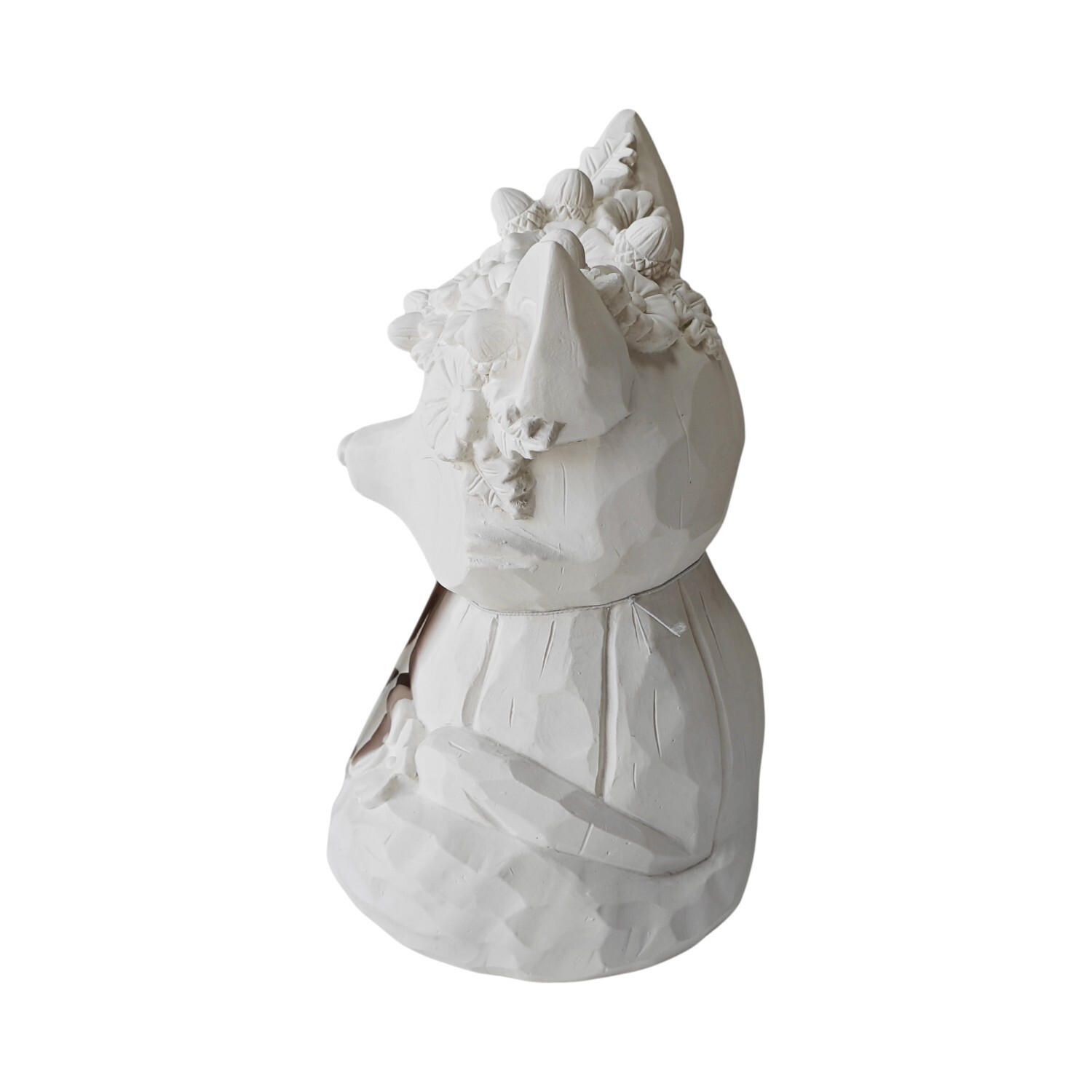 Paint Your Own Autumn Fox Decoration White Image 4