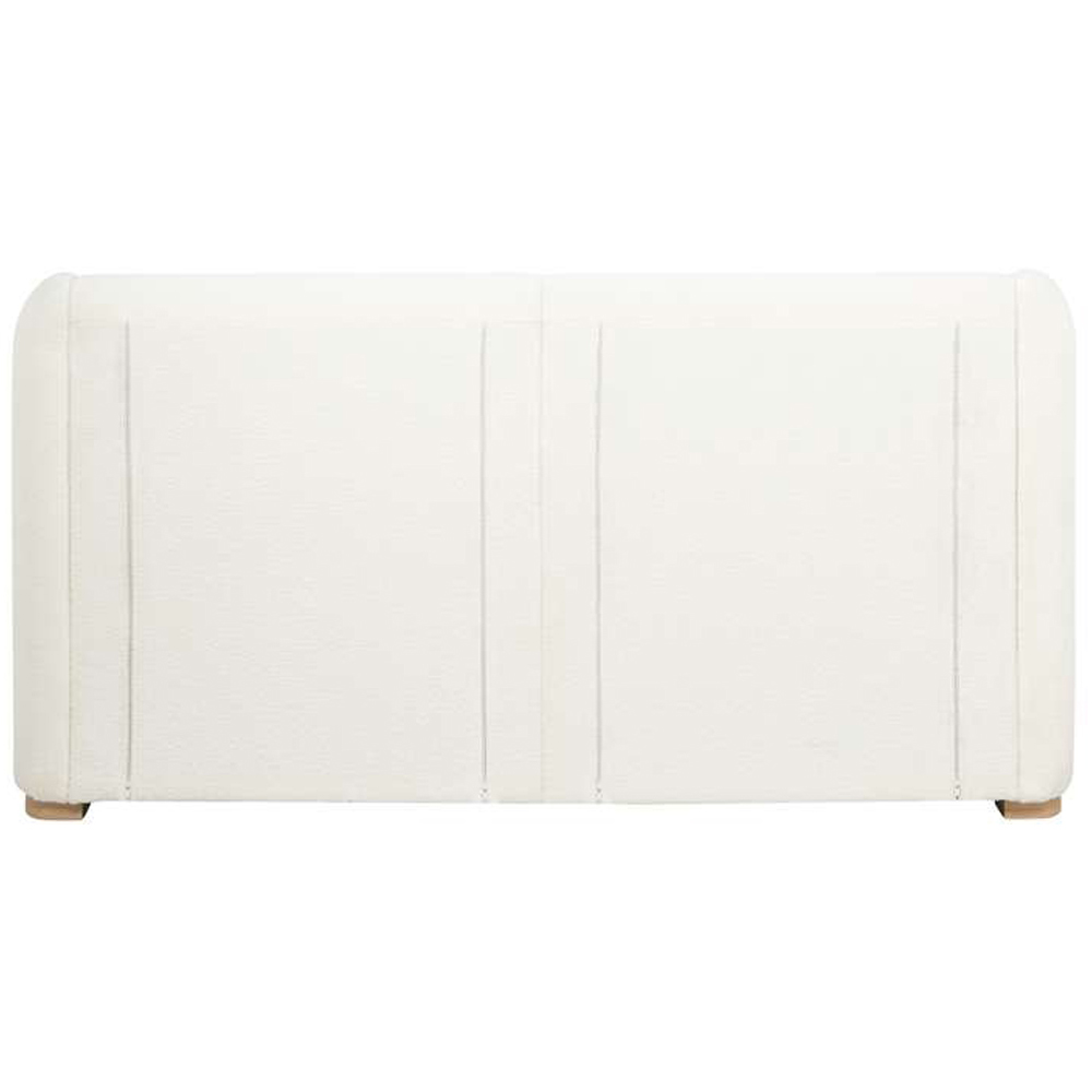 Birlea Eden Double Boucle Bed Frame with Curved Headboard Image 5