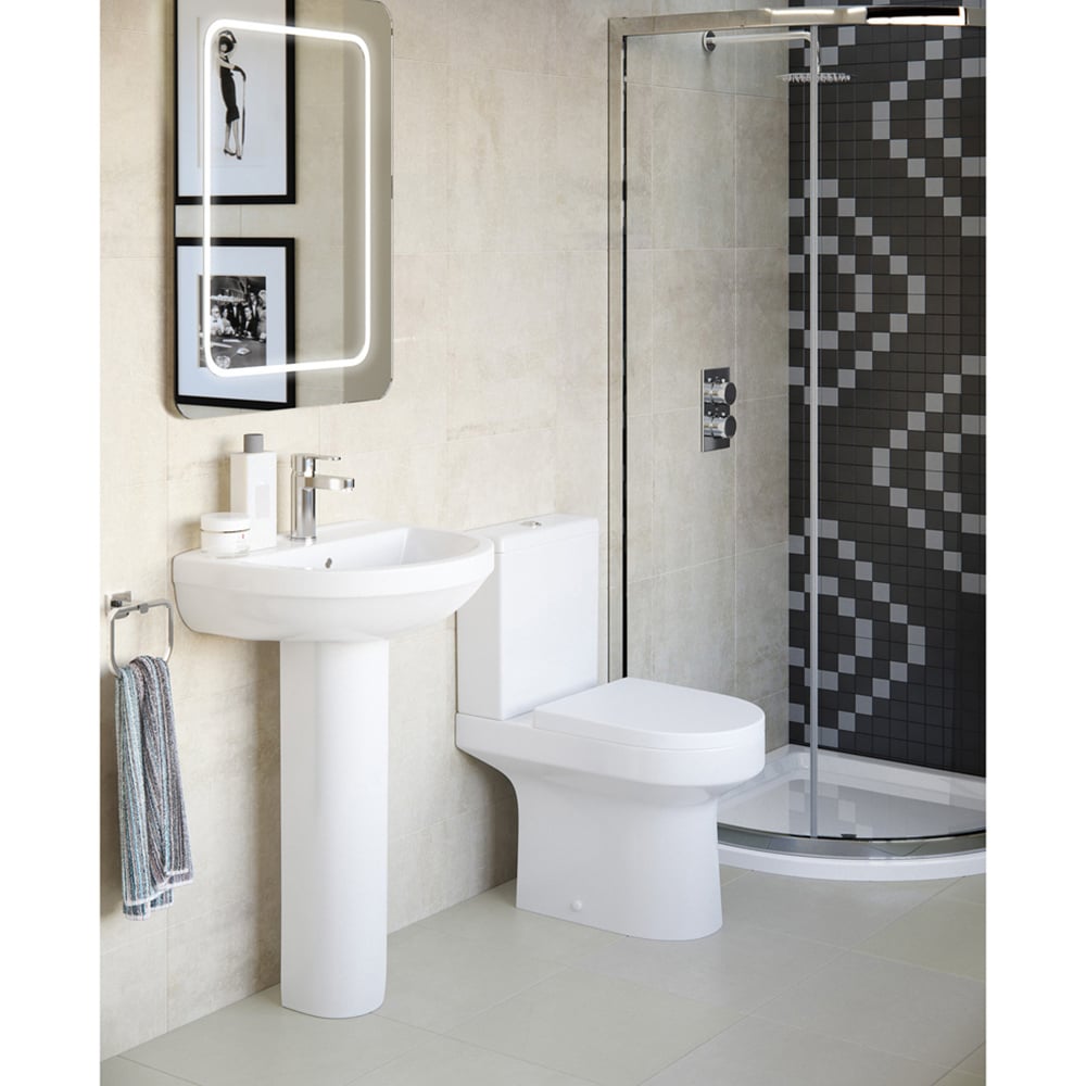 Bathstore Ventura Back to Wall WC and Soft Close Seat with Dual Flush Image 5