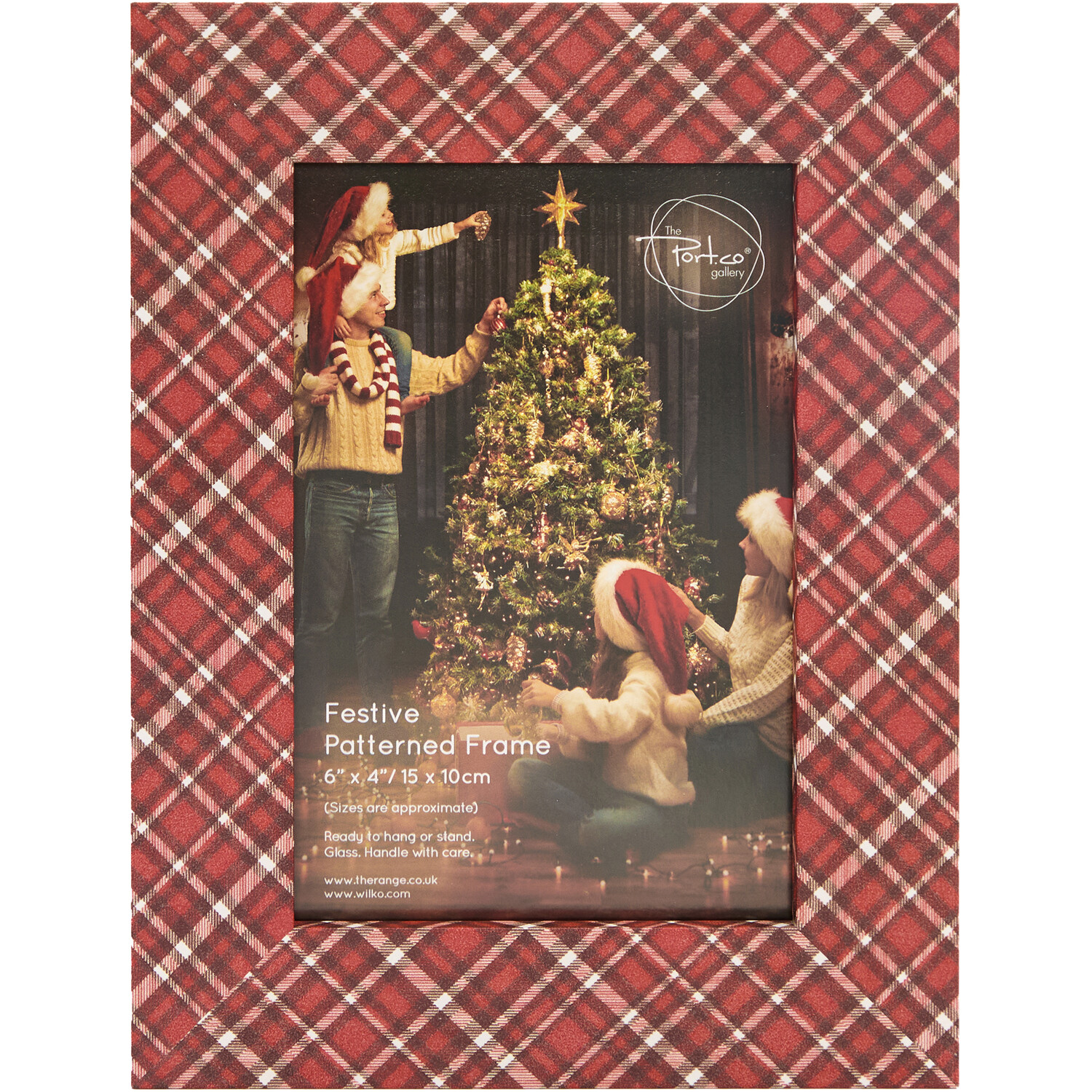 Festive Patterned Photo Frame Image 1