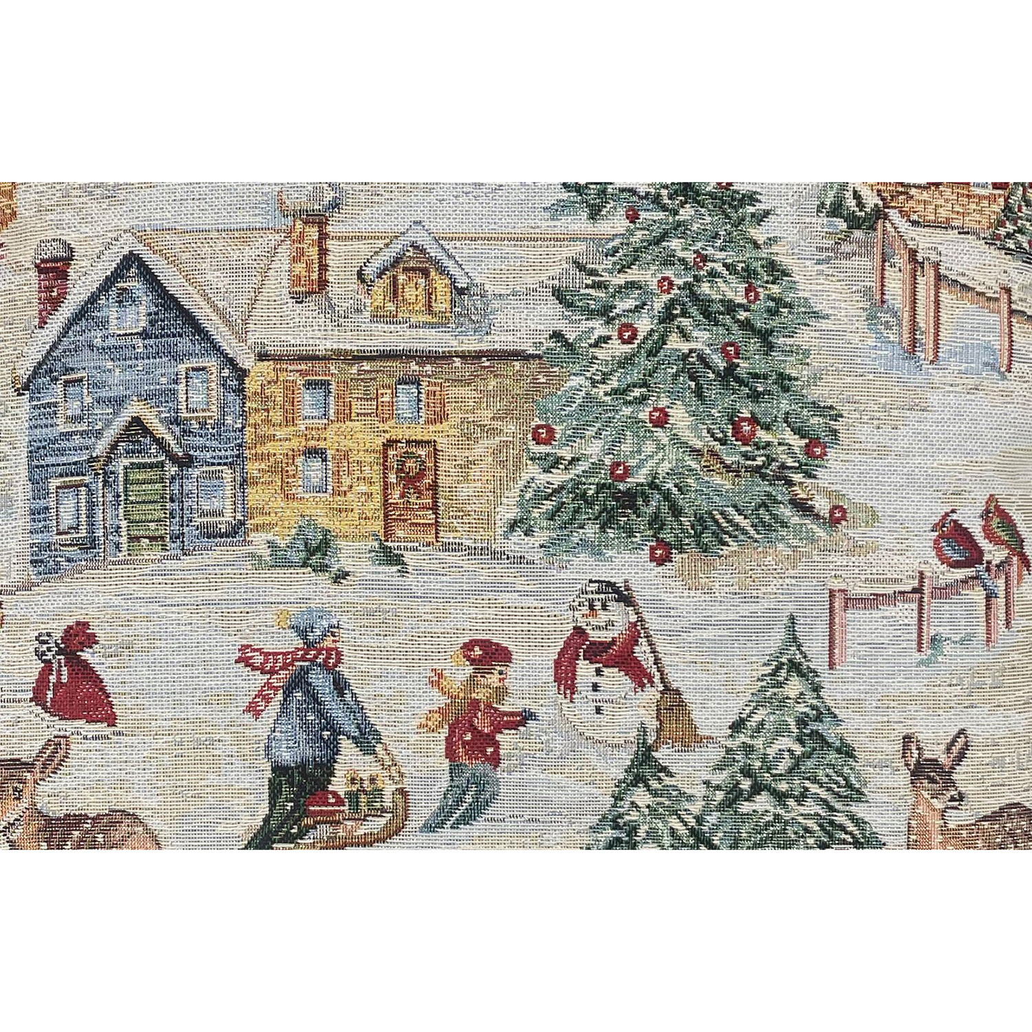 Winter Scene Tapestry Cushion Image 2