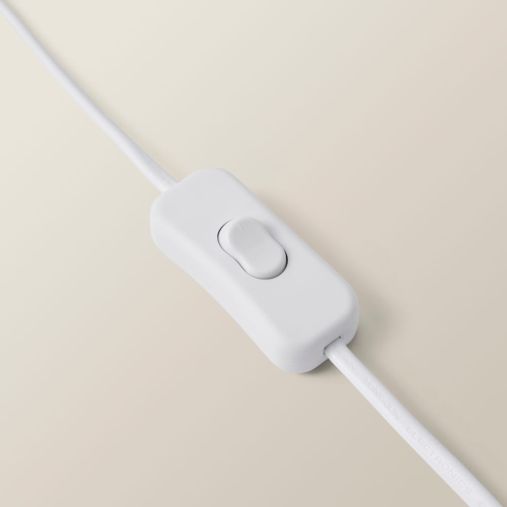 ValueLights Hiru Orange Checkerboard Bamboo Shade Shelf Tripod LED Floor Lamp with Bulb Image 6