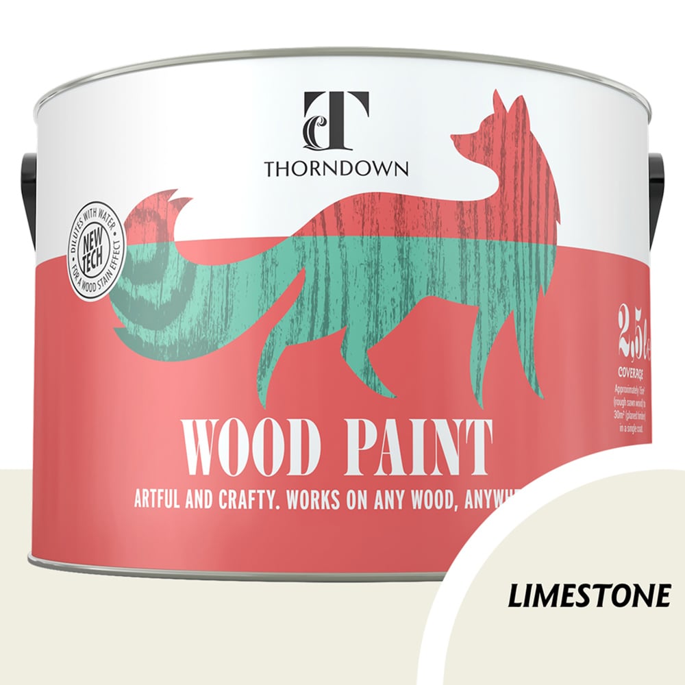 Thorndown Limestone Satin Wood Paint 2.5L Image 4