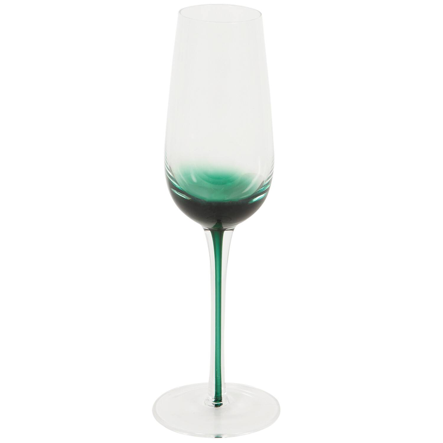Emerald Ombre Champagne Flute 210ml - Emerald Image 2