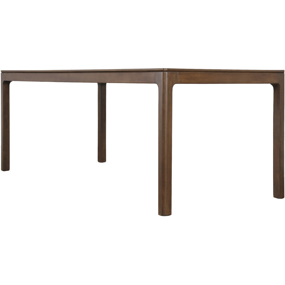 HGD Lorenzo 6 Seater Dining Table Oak Veneer Image 3