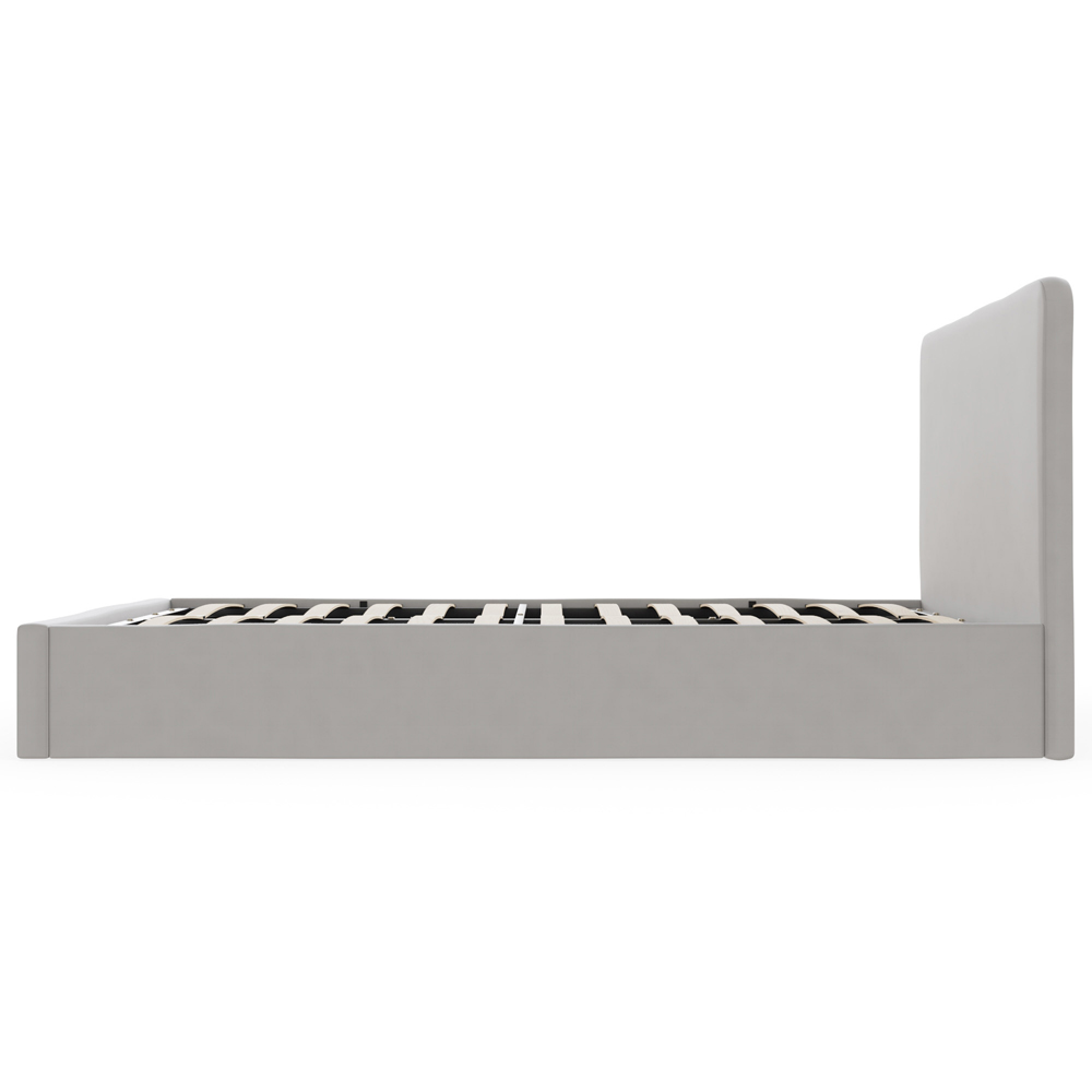 GFW Chiswick King Size Soft Grey Ottoman Bed with SC Pocket Sprung Mattress Image 5