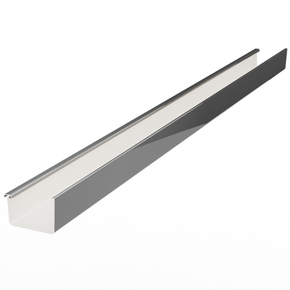 Galeco Square Industrial PVC Gutter Kit Galeco Grey 135mm Image 2