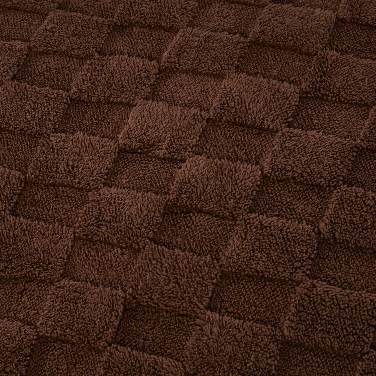 Dakota Checkerboard Fleece Duvet Set Mocha Single Image 4