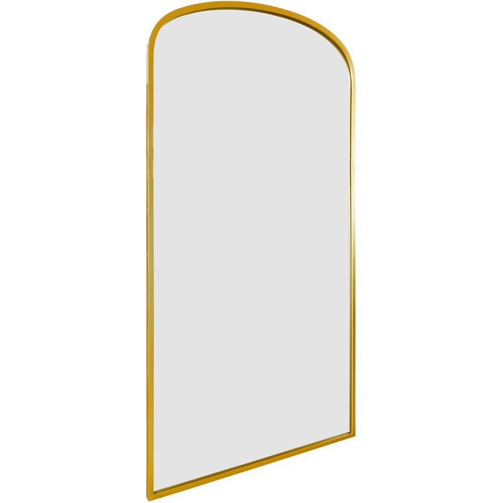 MirrorOutlet The Angustus Gold Metal Arched Garden Wall Mirror 200 x 100cm Image 3