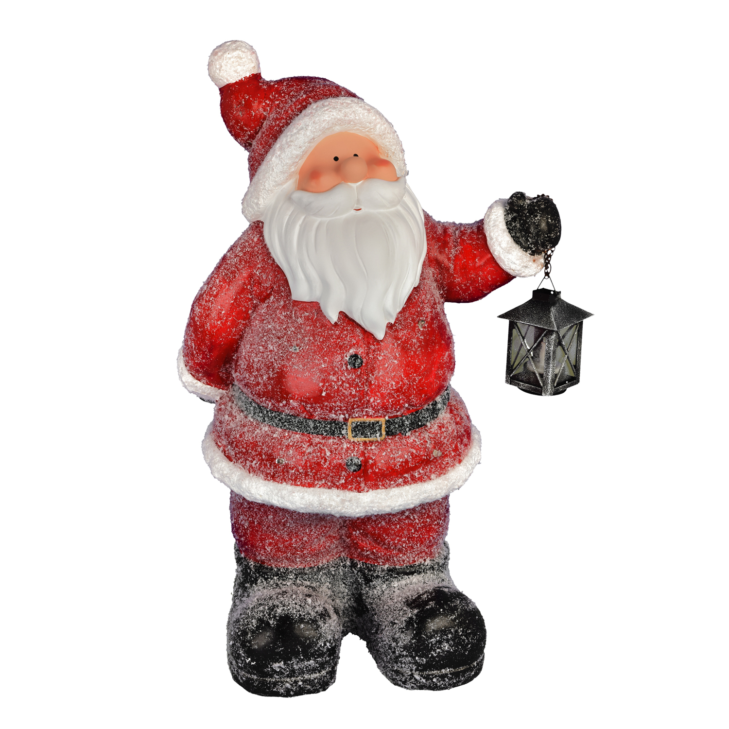 Christmas LED Santa with Lantern Ornament Image 3
