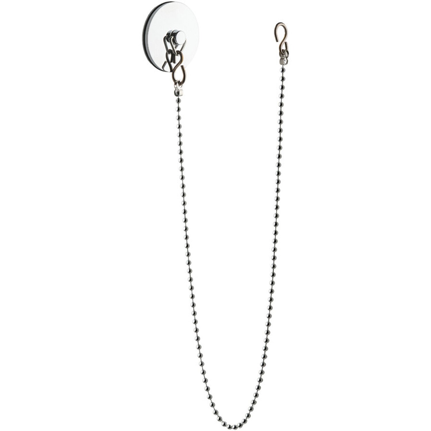 Bath Plug with Ball Chain and S Hook Image