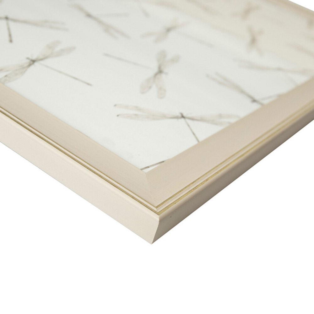 Hallie Neutral Gold Edged Frame - Neutral / 50 x 70in Image 4