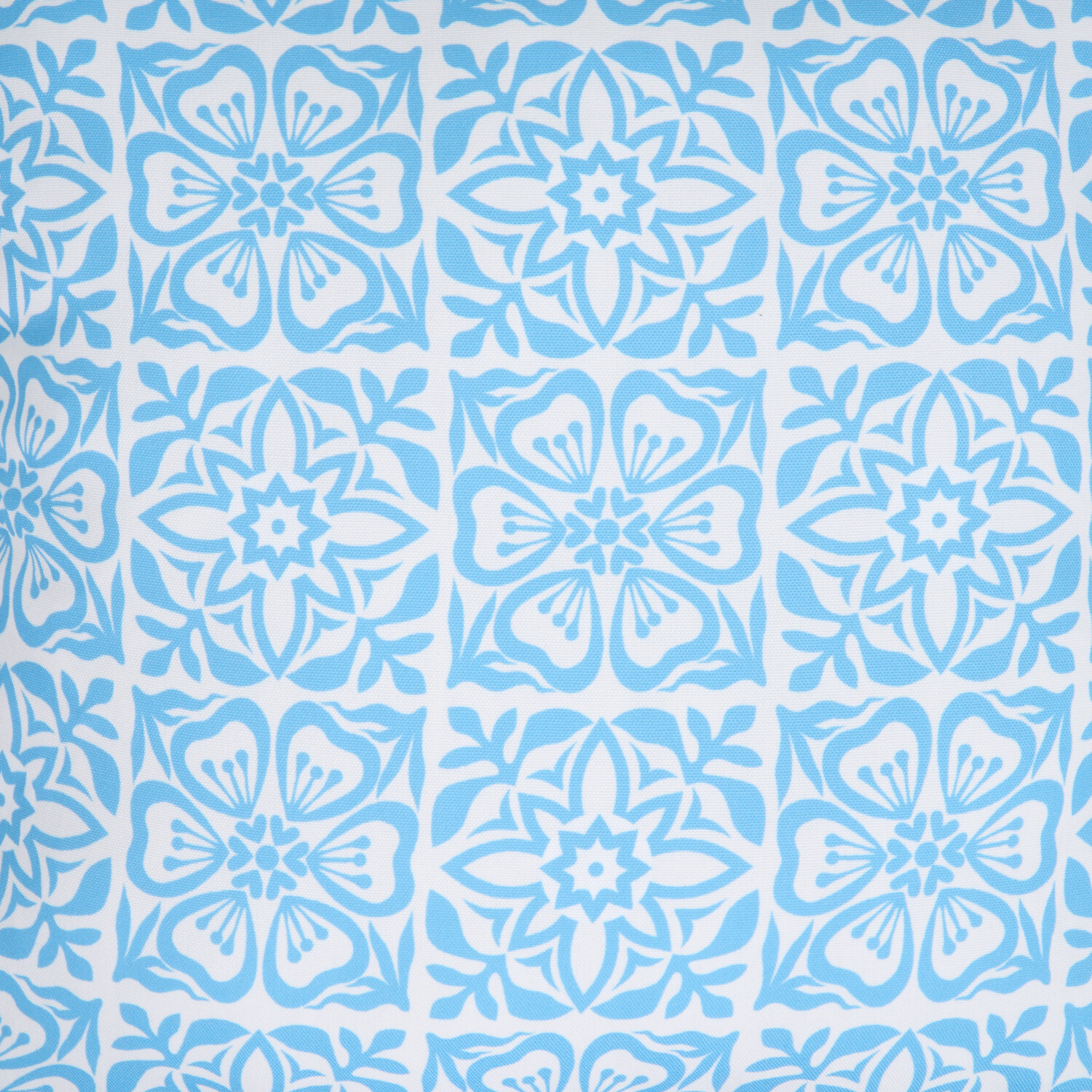 Outdoor Moroccan Cushion Blue Image 4