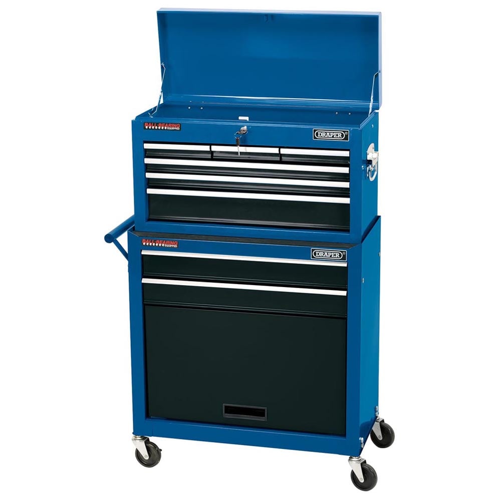 Draper 8 Drawer Tool Chest and Cabinet Set Image 1