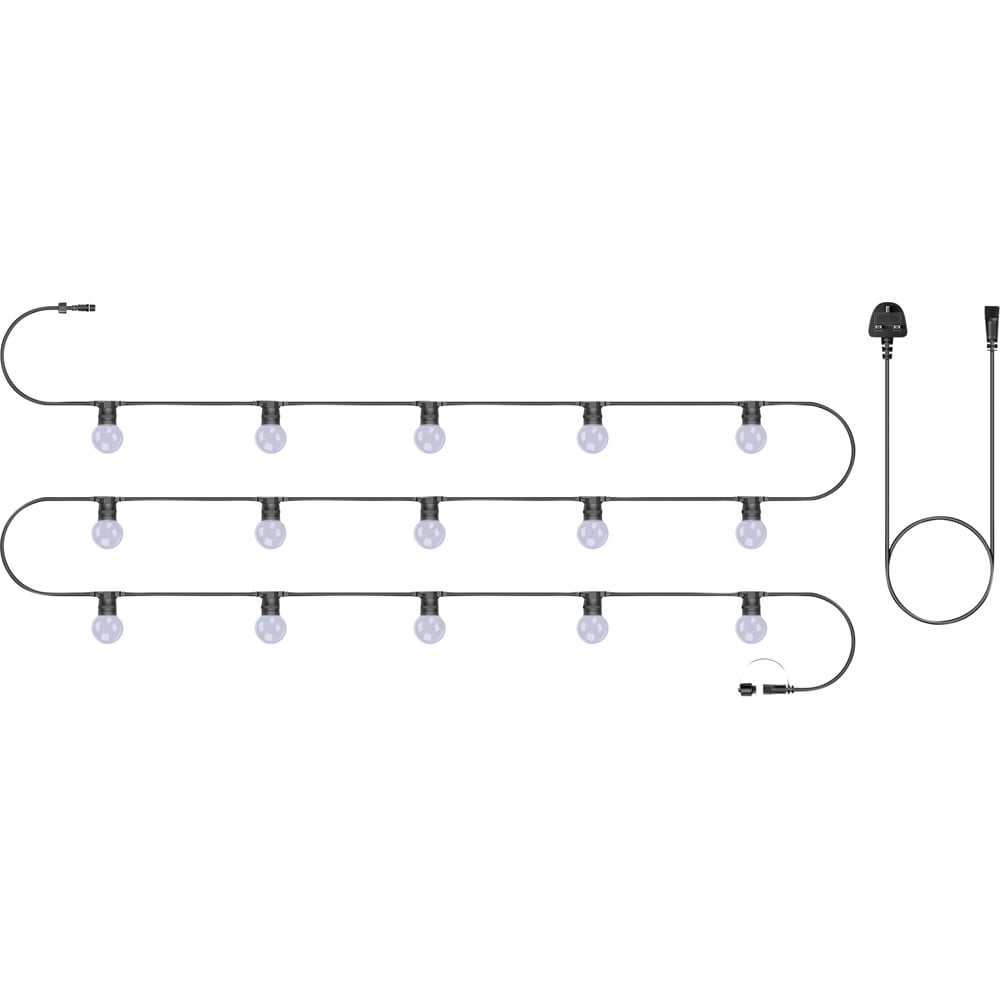 Eagle Connect Festoon 15 RGB Lamps LED String Light 5m Image 2
