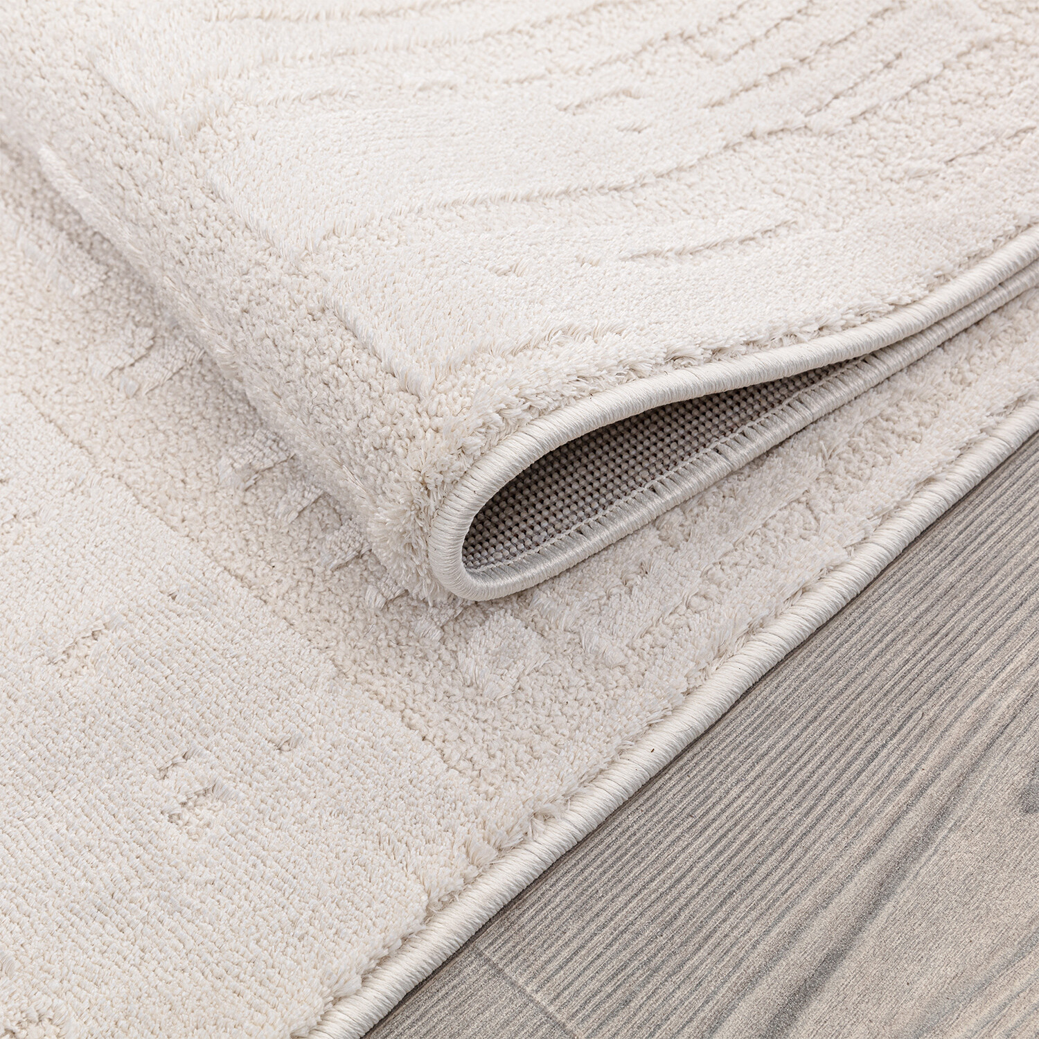 Seasons Tile Rug - Beige / 230cm Image 3