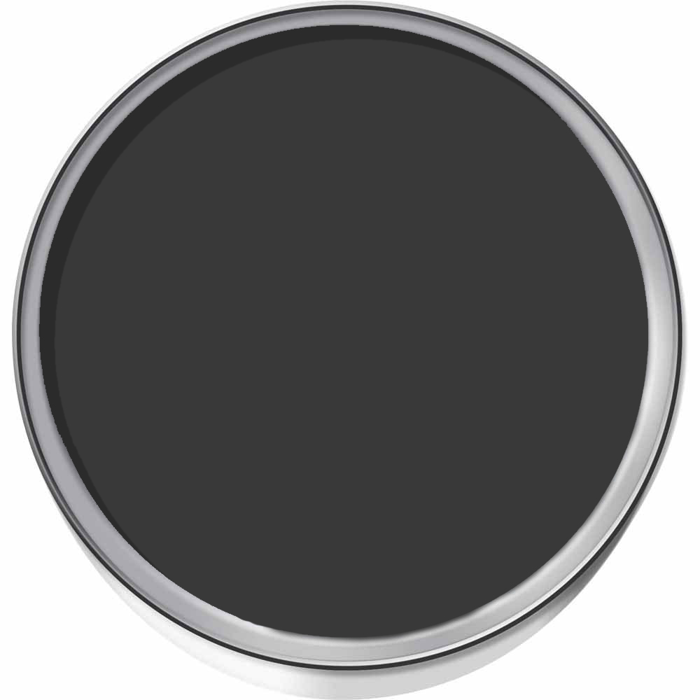 Sandtex Black Eggshell X-Tra Paint 1L Image 3