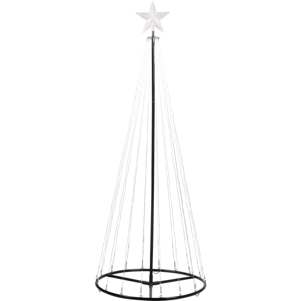 The Christmas Workshop 573 LED Warm White Outdoor Cone Tree 6ft Image 2