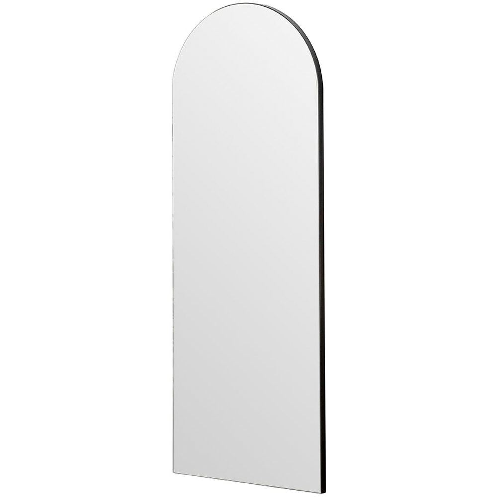 Yearn Black Arched Wall Mirror 120 x 45cm Image 1