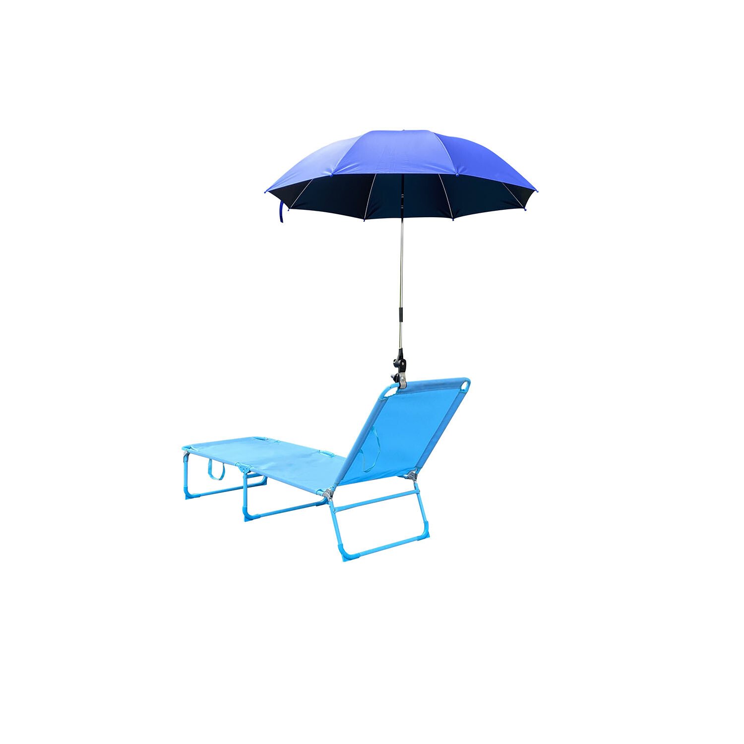 Outdoor Essentials Blue Universal Parasol with Clamp 1m Image 4