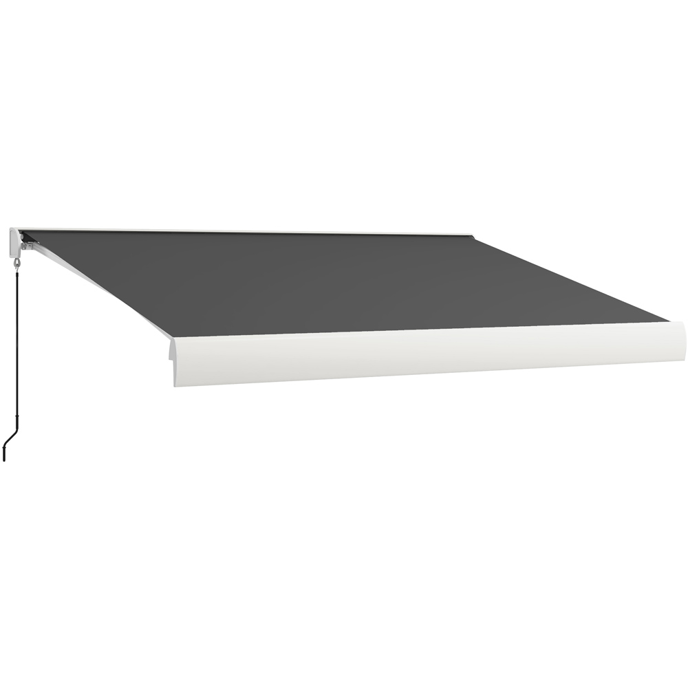 Outsunny Black Electric Retractable Awning 4 x 3m Image 2