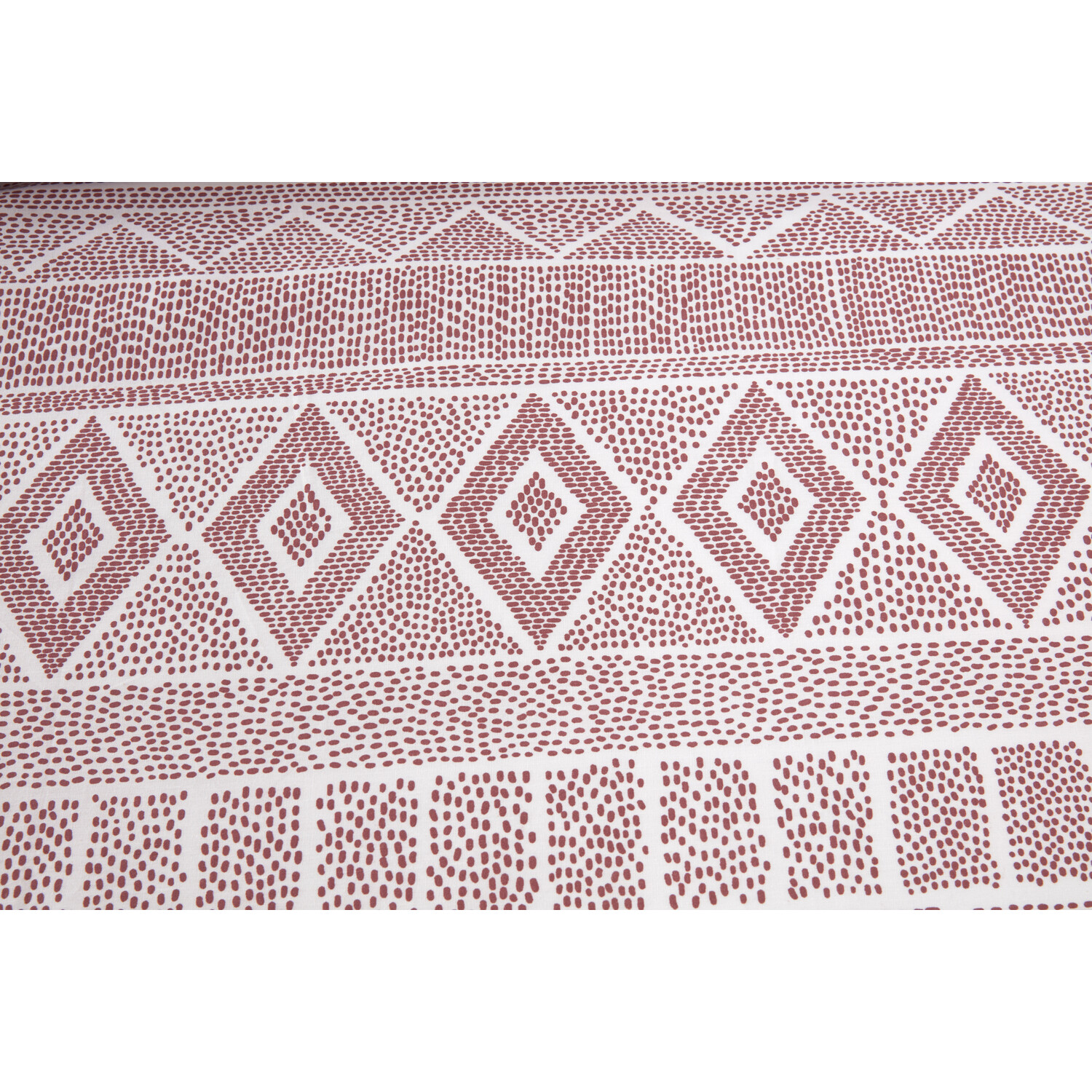 Divante Talia Duvet Cover and Pillowcase Set - Rust / Single Image 7