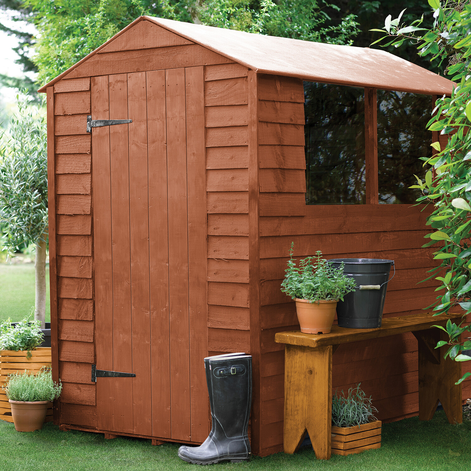 Sadolin Shed and Fence Protection Woodstain Sylvan Glade 5l Image 4