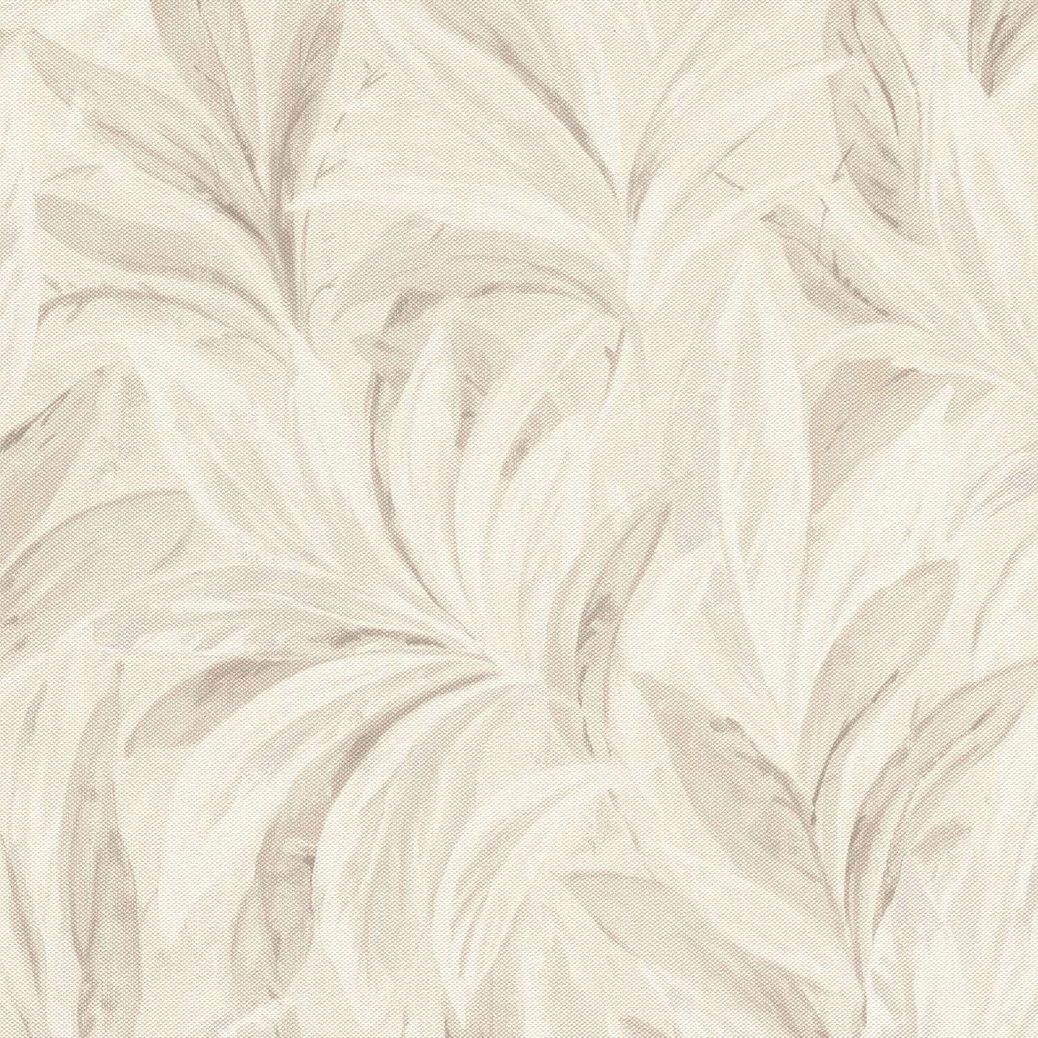 Natural Palm Cream and Beige Wallpaper Cream and Beige Image 1