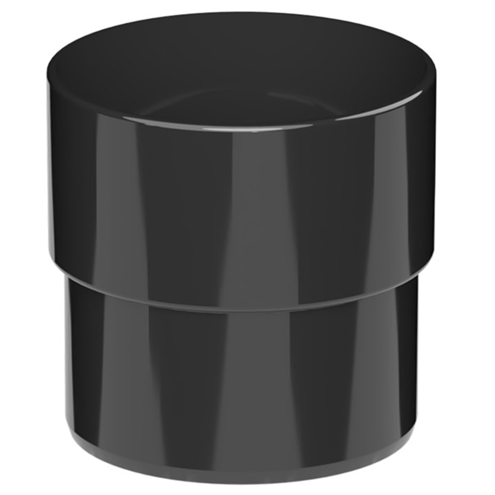 Galeco Round PVC Offset Downpipe Kit Black 100mm Image 4