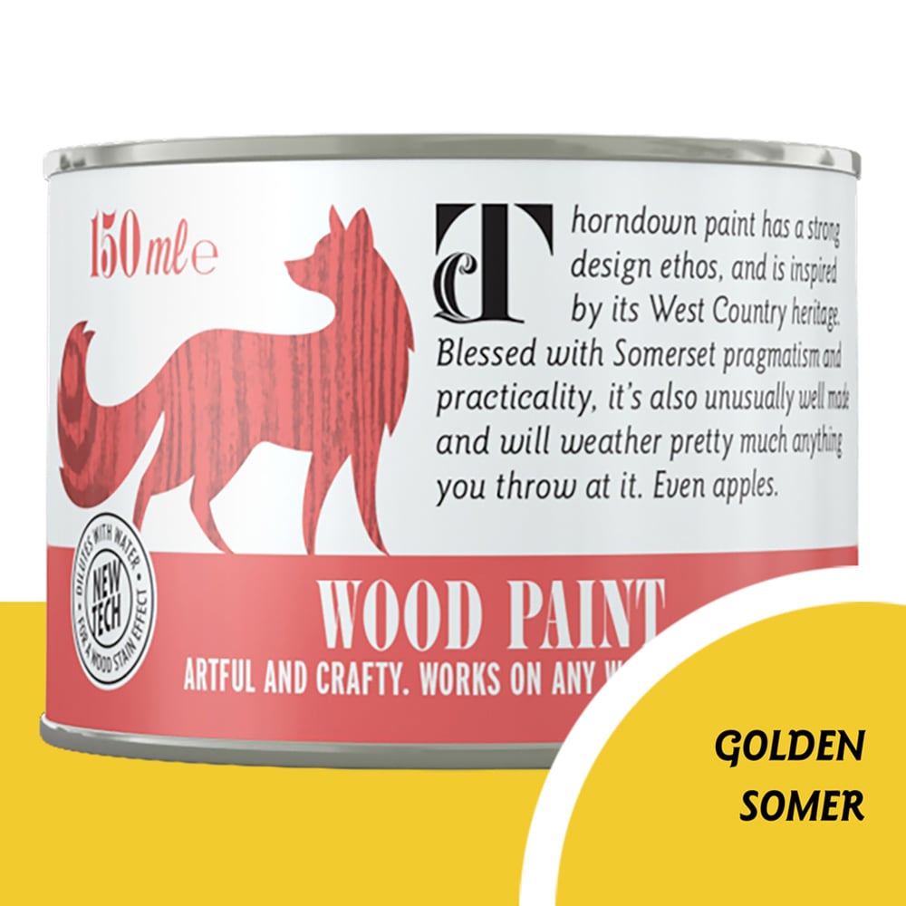 Thorndown Golden Somer Satin Wood Paint 150ml Image 4