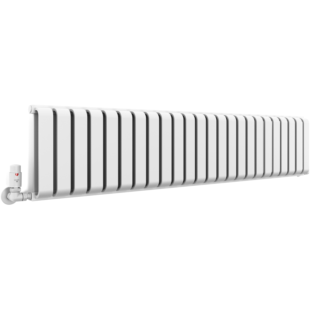 Terma Warp Room 3317 BTU Matt White Radiator 330 x 1565mm Image 3