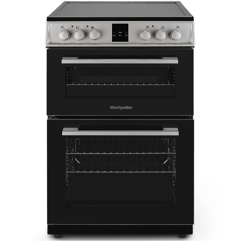 Montpellier MDOC60FS 60cm Silver Wide Ceramic 39L Double Cooker Image 2